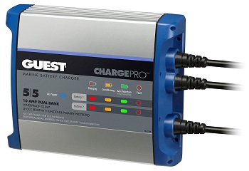 Guest Charge Pro 10 Amp./2 Bank Pro Charger Battery Charger